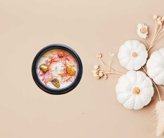 Bougie "Délice d'Automne" Un goûter de biscuits à la cannelle après une balade en forêt - Oeil-de-tigre - 120 ml