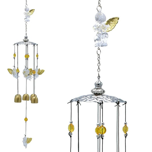 Wind chime with six angels