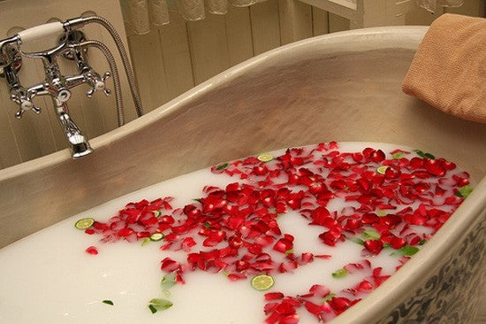 Bouquet de fleurs de savon - Roses et œillets Rouge