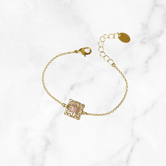 Pink Simone bracelet
