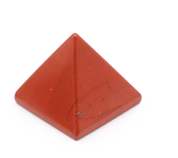 Pyramide en Jaspe Rouge