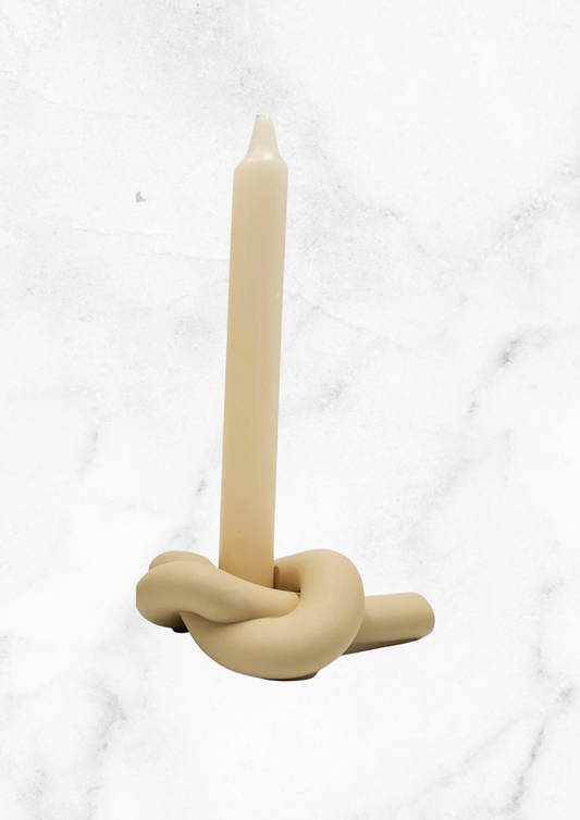 Candlestick Isis beige