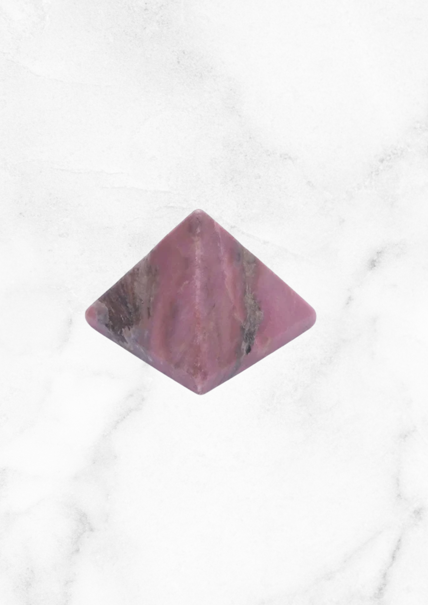 Pyramide en Rhodonite