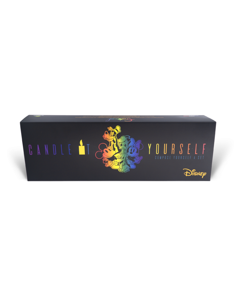 BOX COMPOSED OF 5 DISNEY SCENTED CANDLES "CANDLE IT YOURSELF"