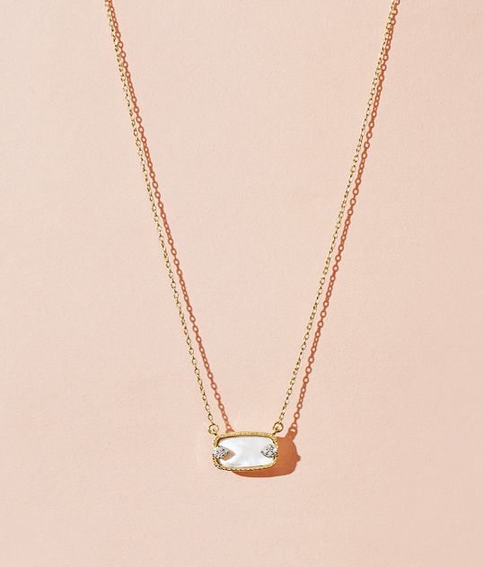 SANGHA NECKLACE — MOTHER-OF-PEARL